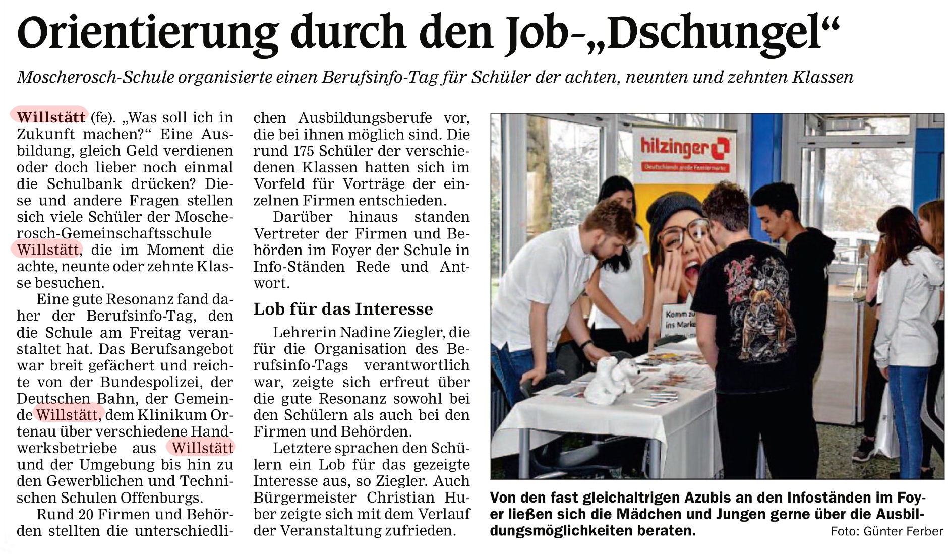 Kehler Zeitung, 10.02.2020